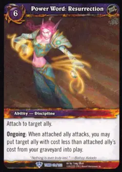 World of Warcraft TCG Power Word: Resurrection - Tomb of the Forgotten 39/202 - Image 1