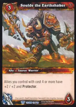 World of Warcraft TCG Soulde the Earthshaker - Crown of the Heavens 118/198 - Image 1