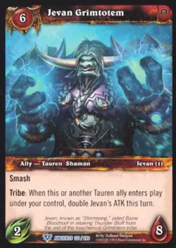 World of Warcraft TCG Jevan Grimtotem - War of the Ancients 133/240 - Image 1