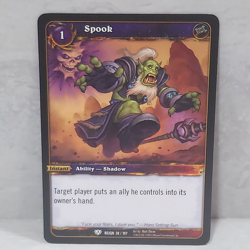 World Of Warcraft Reign Of Fire Spook 38/197 TCG Card - Image 1