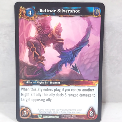 World Of Warcraft War Of The Ancients Delinar Silvershot 90/240 Uncommon Card - Image 1