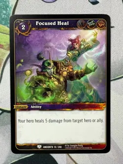 World of Warcraft TCG - Focused Heal 72 - Image 1