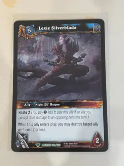 World of Warcraft TCG, Ancients, 100/240, Lexie Silverblade, LP - Image 1