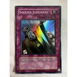 Yugioh Solemn Judgment RP01-EN045 Super Rare 2024 NM - Image 1