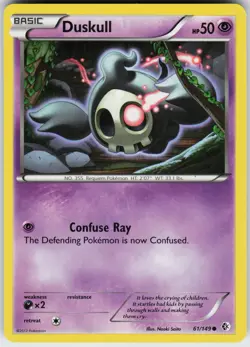 Pokemon Duskull 61/149 Boundaries Crossed Normal card - Image 1