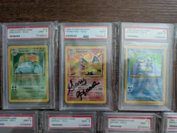 POKEMON 1999 Base Unlimited 16 Card COMPLETE HOLO PSA 9 Set Charizard Blastoise - Image 2