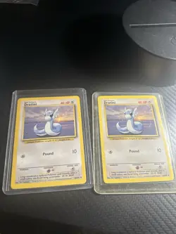 1999 DRATINI 26/102 Pokemon Base Set Card NM - Image 5