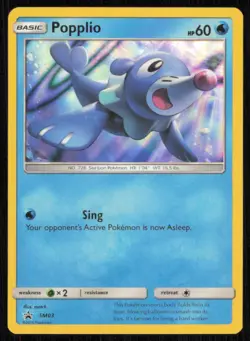 Popplio - SM03 Holo Promo Sun & Moon Promo Pokemon Holo Lightly Played - Image 1