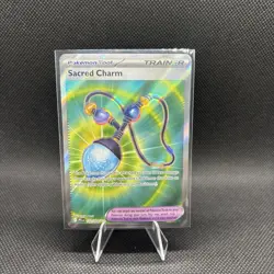 Sacred Charm 122/094 – Full Art Holo – 2025 TCG Pokemon Phantasmal Flames - NM - Image 1