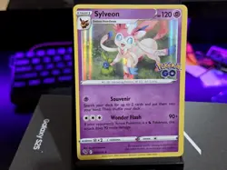 SYLVEON RARE HOLO HOLO 035/078 POKEMON GO POKEMON NM - Image 1