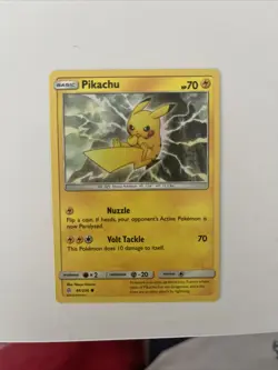 2019 Pokemon Sun & Moon Cosmic Eclipse Pikachu #66/236 Used - Image 1