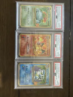 PSA10 Pokemon Card 25th Anniversary Charizard Blastoise Venusaur 001 002 003/025 - Image 1