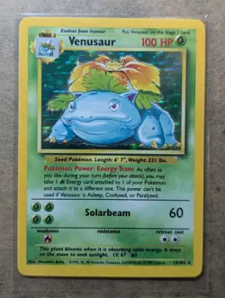 Pokemon TCG Venusaur Base Set 15/102 Holo 1999-2000 Wizards Base Set... - Image 1