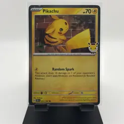 Pikachu 2026 Pokemon Day #51 Pokemon Temporal Forces with Coin - Image 1