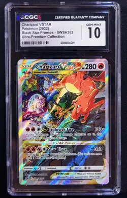 CHARIZARD VSTAR SWSH262 ~ POKEMON BLACK STAR PROMO ~ UPDATED PICS! - Image 1