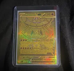 Pokemon TCG Perfect Order #124 Mega Zygarde ex Mega Hyper Rare Gold Texture Foil - Image 1