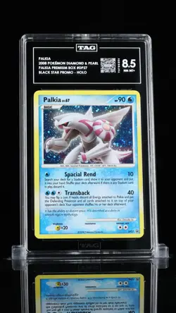 2008 POKEMON BLACK STAR PROMO PALKIA #DP27 HOLO FOIL TAG 8.5 NM+ #40757003 - Image 3