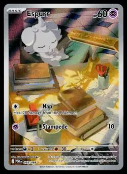 ESPURR 095/088 HOLO ILLUSTRATION RARE PERFECT ORDER POKEMON HOLO NM/M - Image 1