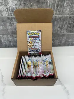 30x Pack Lot Pokemon TCG Prismatic Evolutions Booster Packs Sealed - Image 1