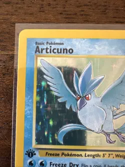 Pokemon 1st Edition Articuno 2/62 Fossil Holo Rare NM - Image 2