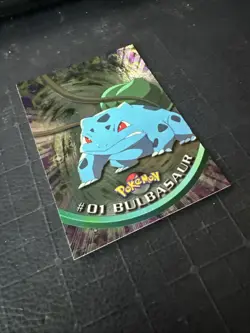 Topps Chrome 2000 #01 Bulbasaur Pokemon TV Animation Series - Image 2