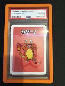 2019 POKEMON OLD MAID CHARMANDER PSA 10 - Image 1