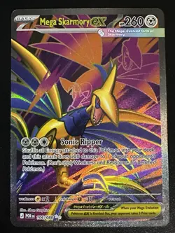 Mega Skarmory EX 106/088 Pokemon Perfect Order Full Art Ultra Rare Holo NM - Image 1