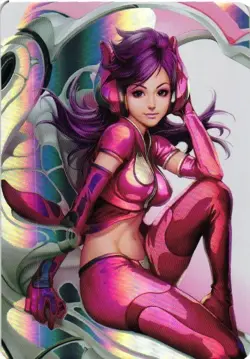 PEPPER DIVA Cartoon Beauty HOLOGRAPHIC Goddess Story Custom Art Collectible Card - Image 1