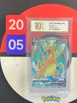 Pokemon TCG S-Chinese Charizard V SR CS5aC-131/127 Grade10 - Image 1