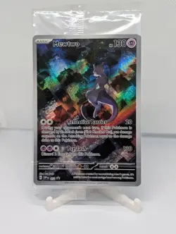 Pokemon TCG Scarlet Violet Mewtwo Holo Rare Black Star Promo SVP 052 - Image 1