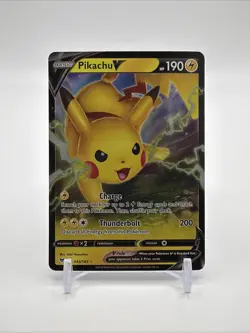 Pokemon - Pikachu V - 043/185 - Ultra Rare - Vivid Voltage - NM/M - Image 1