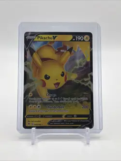 Pokemon - Pikachu V - 043/185 - Ultra Rare - Vivid Voltage - NM/M - Image 3