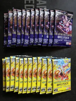 Lot Of 24 Packs Total Of One Piece 12 Pack OP14 & 12 Pack OP15. SEALED - Image 1