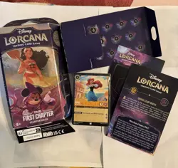Lorcana The First Chapter Starter Deck - Amber/Amethyst *No Booster (Open Box) - Image 1