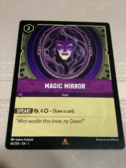 Disney Lorcana Magic Mirror Item Amethyst Non Foil Rare #66/204 - Image 1