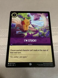 Disney Lorcana I’m Stuck Action Amethyst Non Foil Common #63/204 - Image 1