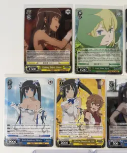 Is It Wrong to Pick up Girls in a Dungeon Weiss English - R (x11) & RR (x4) Lot - Image 4