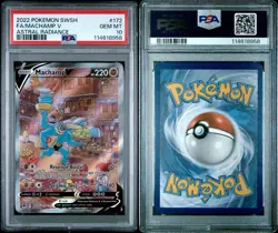 Machamp v 172 Astral Radiance Sword & Shield Pokemon Card PSA 10 Gem Mint - Image 2
