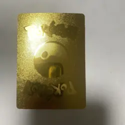 Eevee Sisters & Pikachu GX Fan Foil Gold Fan Art Card Hp9980🔥🔥🔥 - Image 2