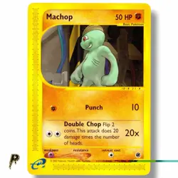Machop 117/165 - 2002 Expedition e-Reader Non Holo Pokemon Card LP/M - Image 1