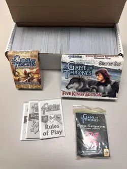 A GAME OF THRONES - CCG/TCG - LOT 500+ ASSORTED CARDS - Image 1