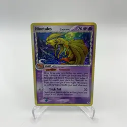 Pokemon Ninetales Delta Species Holo Rare 8/101 Dragon Frontiers Card LP - Image 1