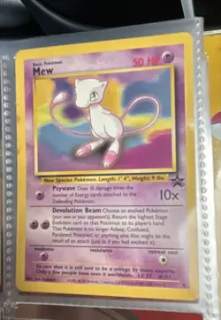Mew 08/53 Wotc Promo Regular - VINTAGE POKEMON TCG/CCG CARD - Image 1