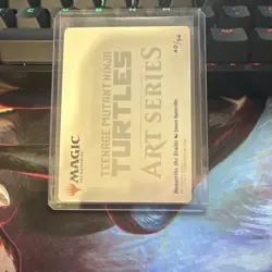 Magic: The Gathering Donatello Art Series TMNT 40 Jason Rainville Art Card - Image 2