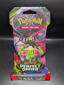 Pokemon TCG Perfect Order Booster Pack Factory Sealed Blister Pack Pokemon Cards - Image 1