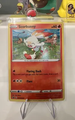 Scorbunny - (Cosmos Holo) SWSH244 SWSH: Sword & Shield Promo Cards Holo - Image 1