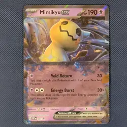 Mimikyu ex 4 - Scarlet & Violet Black Star - Promo Holo Pokemon Card - M / NM - Image 1