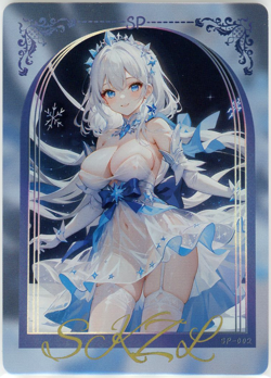 ❤ILLUSTRIOUS - Goddess Story Anime Waifu Card - SKONGZHILIAN SP-002 - AZUR LANE - Image 1