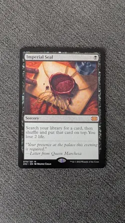 Imperial Seal Double Masters 2022 Near Mint MTG Card Magic The Gathering - Image 2