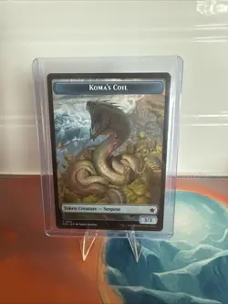 MTG TCG Foundations Scion of the Deep Koma's Coil Doubled-Sided Token 13 11 - Image 1